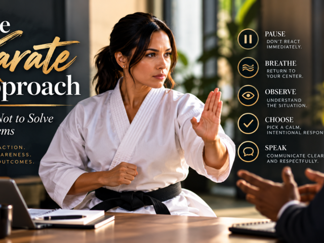 The Karate Approach: How Not to Solve Problems