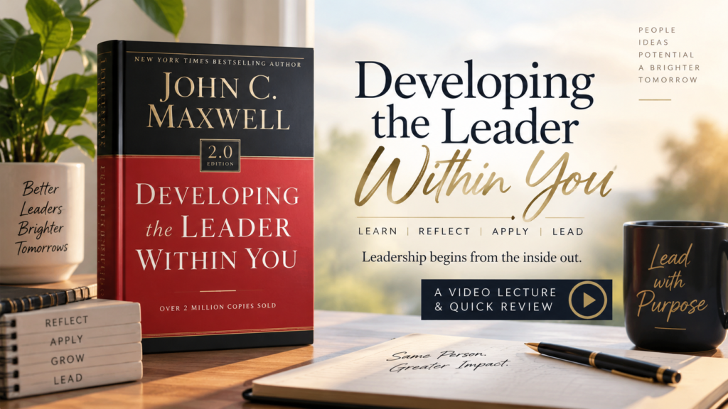 Developing the Leader Within You