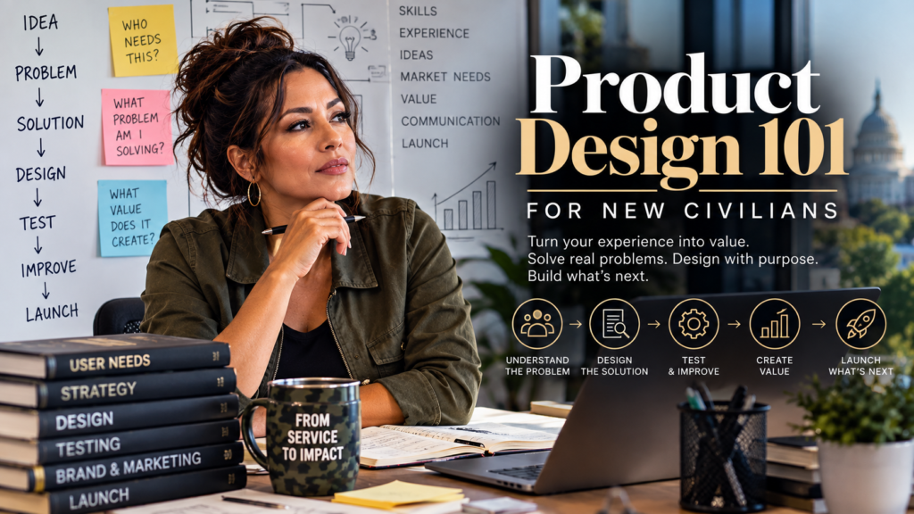 Product Design 101 for New Civilians (Veterans)