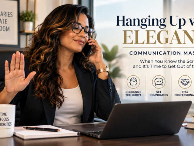 Reflection: Hanging Up with Elegance