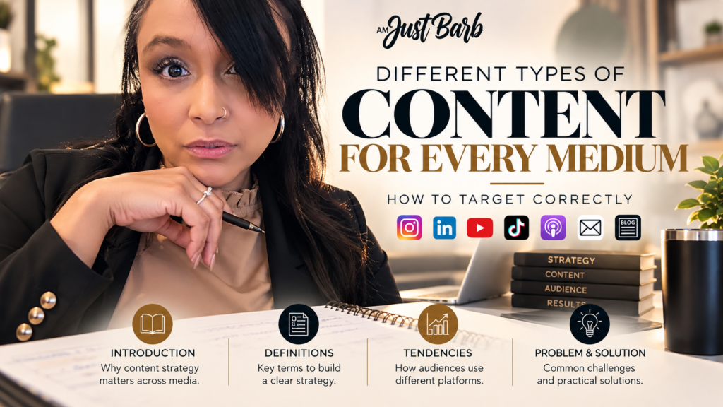 Different Types of Content for Different Media: How to Target the Right Audience